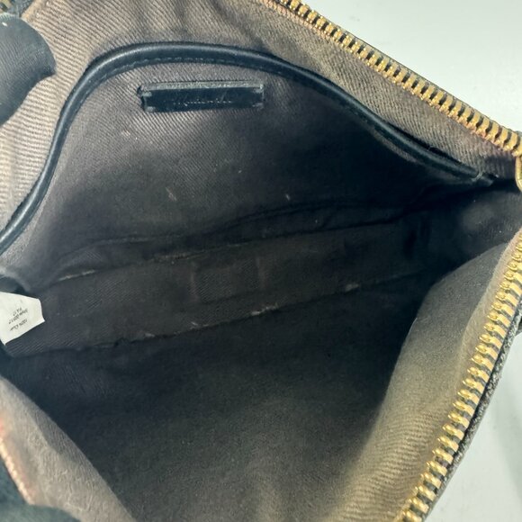 Madewell Simple Black Leather Slim Crossbody Bag - Picture 8 of 15